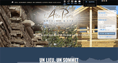 Desktop Screenshot of hotel-altapeyra.com